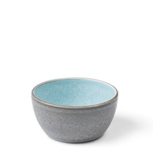Skål 10 cm grå/lyseblå BITZ