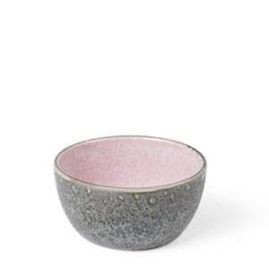 Skål Ø 10 cm grå/lyserød Bitz