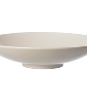 Skål/fat Hvit d28xh6,5 cm