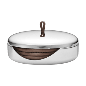 Sky Glassbrikker Lær 4 stk