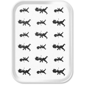 Solstickan Design Brett Hvit Repeterende 27x20 cm