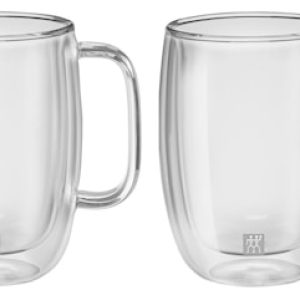 Sorrento Plus Latte Macchiato Kopp Med Håndtak 450 ml 2-pakning