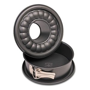 Springform med flat bunn og trakt Ø 18 x 6,5 cm