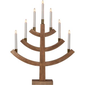 Star Trading Gillian lysestake, 64 cm, brun