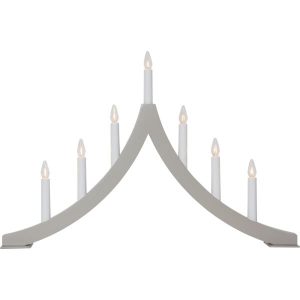 Star Trading Lysestake Pagod Grå 40 cm
