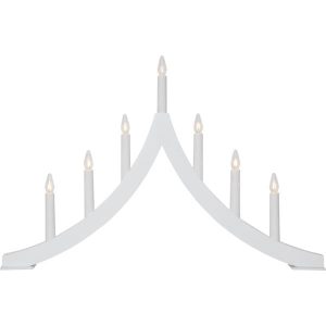 Star Trading Lysestake Pagod Hvit 40 cm