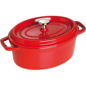 Staub La Cocotte Oval Gryta Röd 23 cm 2,35 l