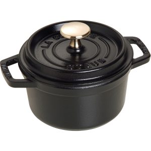 Staub La Cocotte Rund Gryte Svart 14 cm 0,8 l