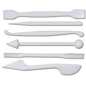 Städter Modelleringssett 6 Deler Hvit Plast