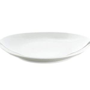 Steaktallerken oval stor hvit, 29,5 cm