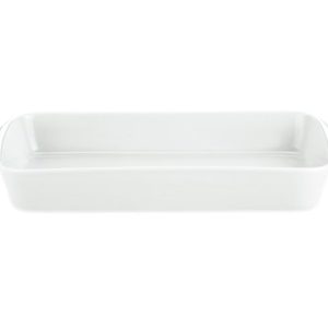 Stekefat nr. 2 hvit, 29,5x18 cm
