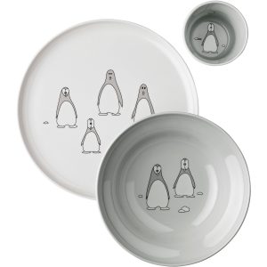 Stelton Pingo Barneservise 3-del Grey