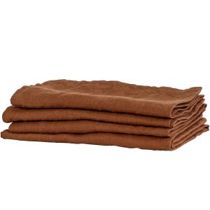 Tell Me More Kjøkkenhåndkle i lin, 50 x 70 cm, amber