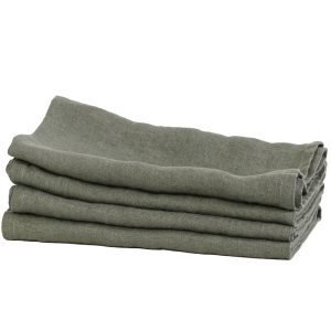 Tell Me More Kjøkkenhåndkle i lin, 50 x 70 cm, khaki