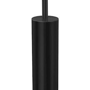 Toalettbørste TUBO h 40,5 cm Ø 9cm Svart Matt