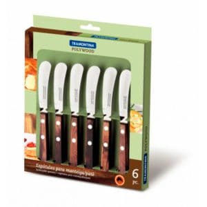 Tramontina Smørkniver Polywood 6-pack