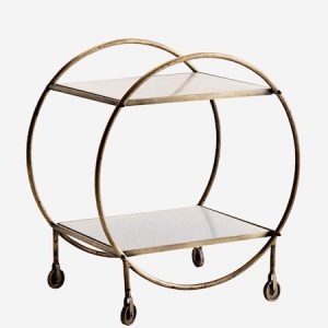Trolley drinkvogn – Hvit marmor