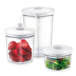 Vakuumbeholder Sett, 3 deler