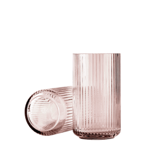 Vase Munnblåst Glass Burgundy 25cm