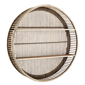 Vegghylle Round Bamboo