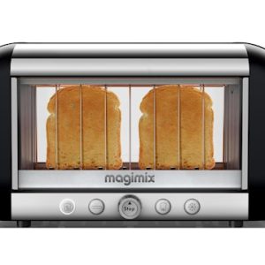 Vision Brødrister 2 skiver svart/stål