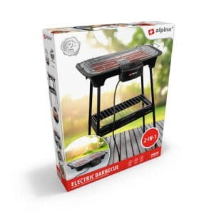 Alpina Electric Bbq 2-in-1 Minigrill - Svart
