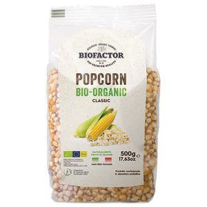Biofactor Økologisk popcorn, 500g