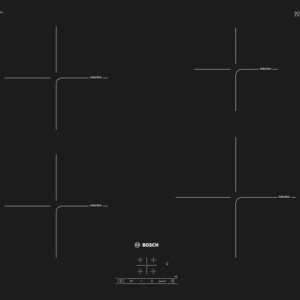 Bosch Pue611bb1e Serie 4 Induksjonstopp - Svart