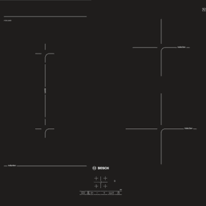 Bosch Pvs611bb5e Serie 4 Induksjonstopp - Svart