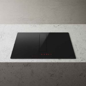 Eico Nikolatesla Fit Bl/a/60 Platetopp med innebygd ventilator - Svart