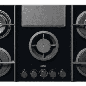 Eico Nikolatesla Flame Bl/f/88 Platetopp med innebygd ventilator - Svart