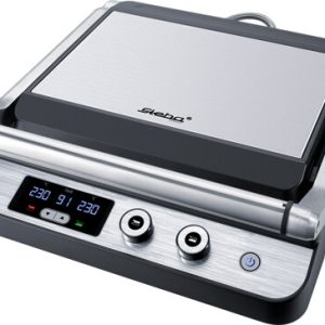 Grill Low Fat M/ Led Display Minigrill - Rustfritt Stål