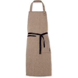 Juna Rå Forkle mørkegrå One Size