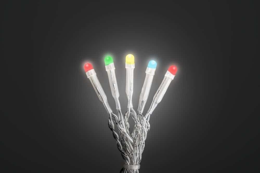 Konstsmide Lyssløyfe Frostad Topp 0,63 Med Flerfarget / gjennomsiktig