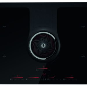 Nikolatesla Hp Bl/a/g5 Platetopp med innebygd ventilator - Svart/glass