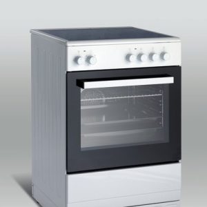 Scandomestic Sk 803-1 Keramisk komfyr - Hvit