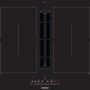 Siemens Ed711fq15e Iq500 Platetopp med innebygd ventilator - Svart