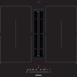Siemens Ed711fq15e Iq500 Platetopp med innebygd ventilator - Svart