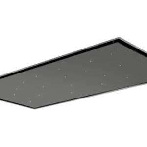 Silverline Sm 4260 Sort Takintegrert ventilator - Svart/glass