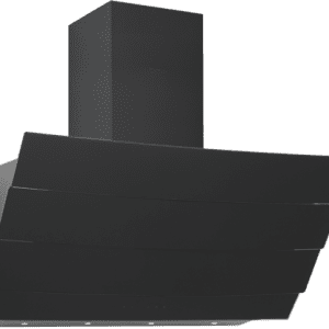 Silverline Topas 80cm, Sort Vegghengt ventilator - Svart