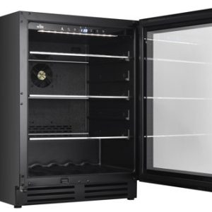 Witt Bc6082-1bg Kjøleskap - Svart/glass