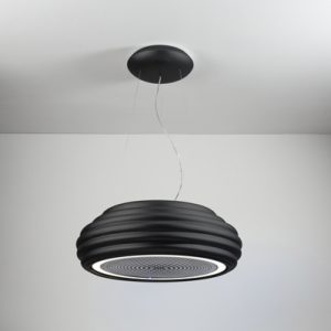 Witt Beehive Free Matte Black Wirehengt ventilator - Svart