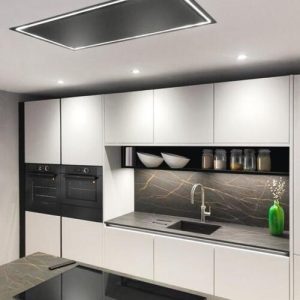 Witt Blackbloom Takintegrert ventilator - Svart