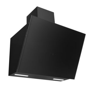 Witt Pure60bn-2 Vegghengt ventilator - Svart/glass