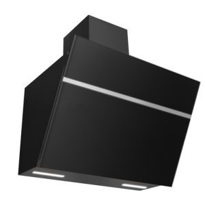 Witt Source 60 B Vegghengt ventilator - Svart/glass