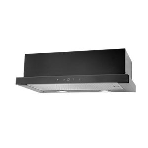 Witt Wue600-3 Ventilator med uttrekk - Svart/glass